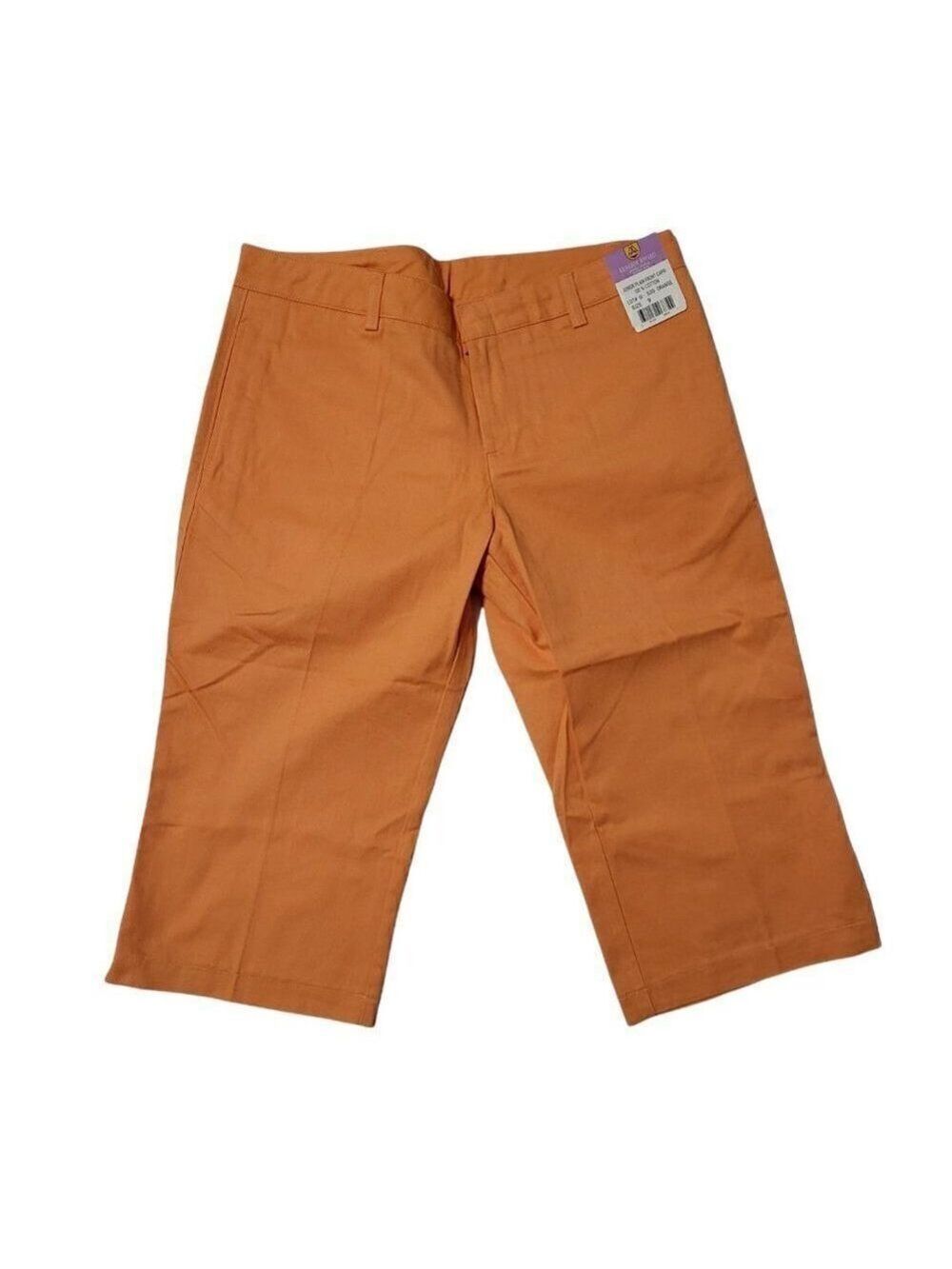𝅺ABINGDON Apparel Orange Capri Shorts Size 9 Junior School Uniform